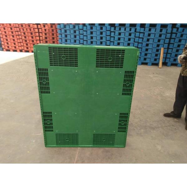 Customized 1200*1000 4 Way Entry Plastic Pallet for Beer Bottles and Juice Static Load 6T
