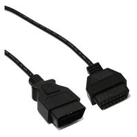 24 volt J1962 Obd au câble d'extension femelle adapté aux besoins du client pour des véhicules à moteur