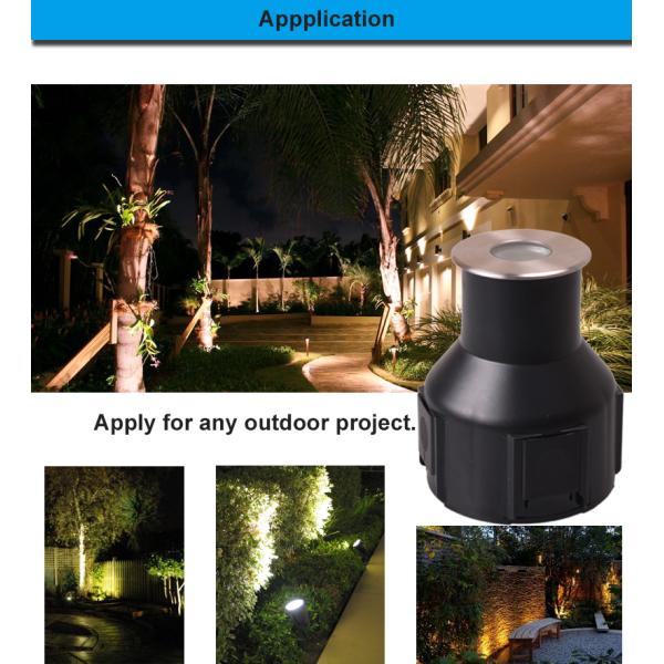Warm / Cool White Aluminum LED Underground Light , Outdoor LED Stair Lights