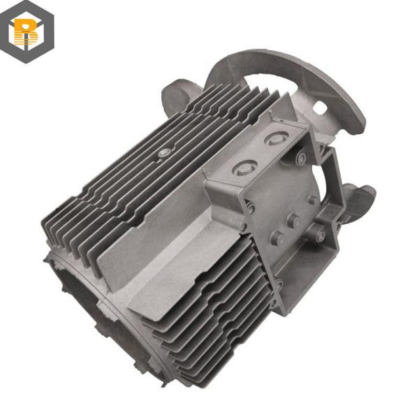 OEM Customized Aluminium Motor Body Spare Part with Vertical Pressure Chamber Structure