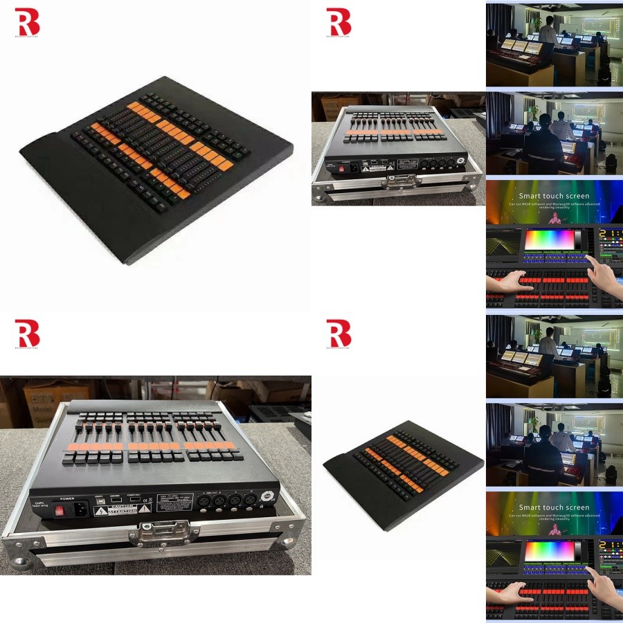 Движущийся контроллер фонарей Fader Wing Controller DMX 512 DJ Lighting Console Grand