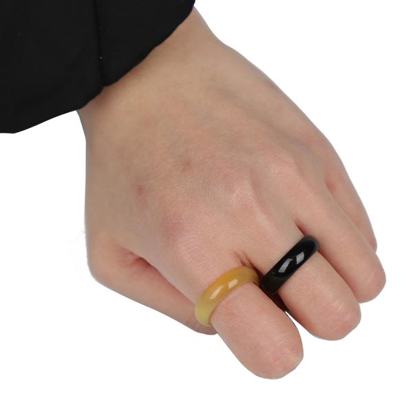 2024 Design Magic Jade Rings for Women Jade Colour Finger Rings Good Luck Gifts Other