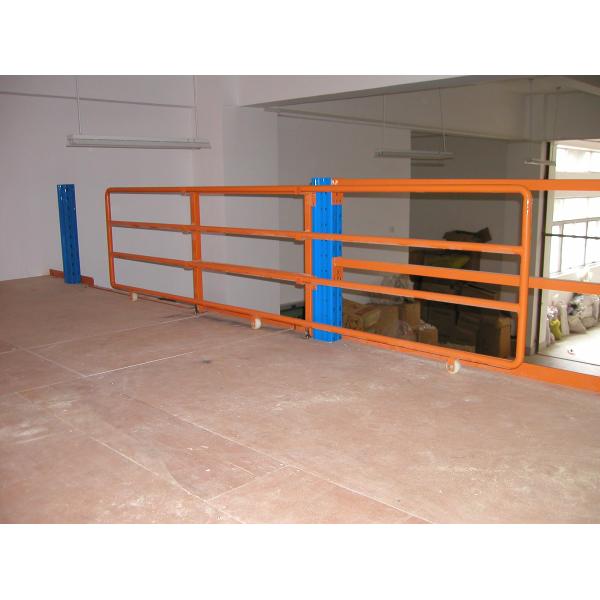 Heavy Duty Industrial Mezzanine Floors Corrosion Protection Double T- Steel