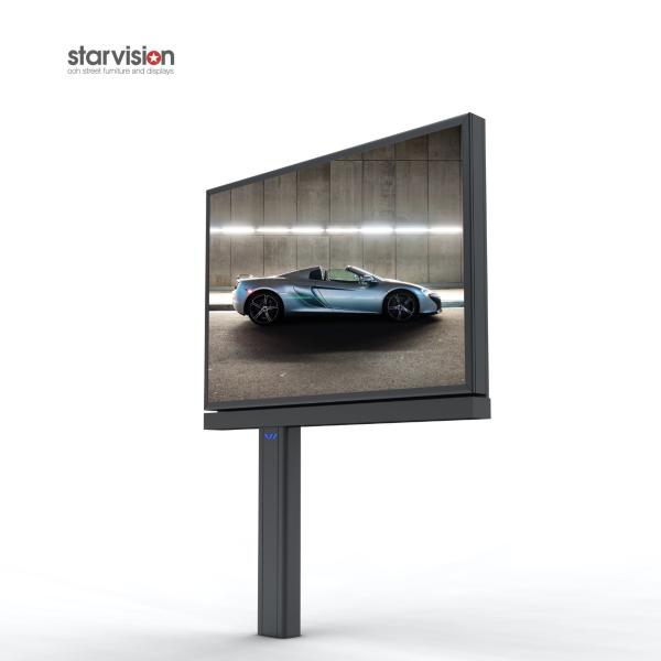 Outdoor Highway Full color 5000nits LED Billboard Galvanized Steel
