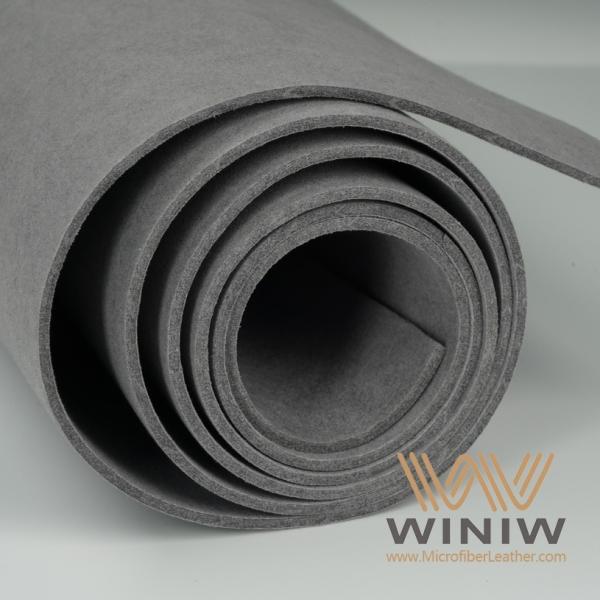 2.4mm Microfiber PU Leather Synthetic Suede Ultrasuede Fabric For Shoes