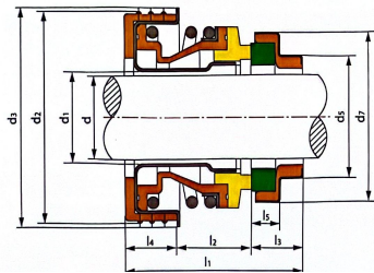 FTK-45mm Ebara Mechanical Seal Face Погружаемый электрический насос