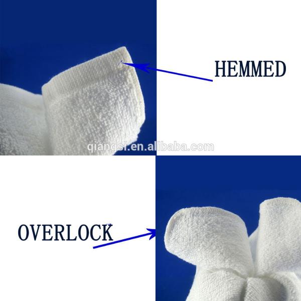 Полотенце белой авиакомпании 100% хлопок устранимое горячее