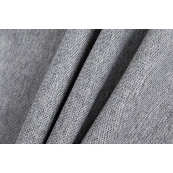 Men's Classic Heather Gray Fleece Sweatpants with Relaxed Straight-Leg Fit and Elastic Waistband