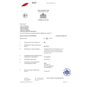 Guangzhou Lumileds Lighting Co., Ltd Сертификации