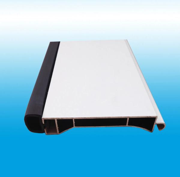 Porte de volet roulant en aluminium de 2,2 mm d'épaisseur avec télécommande
