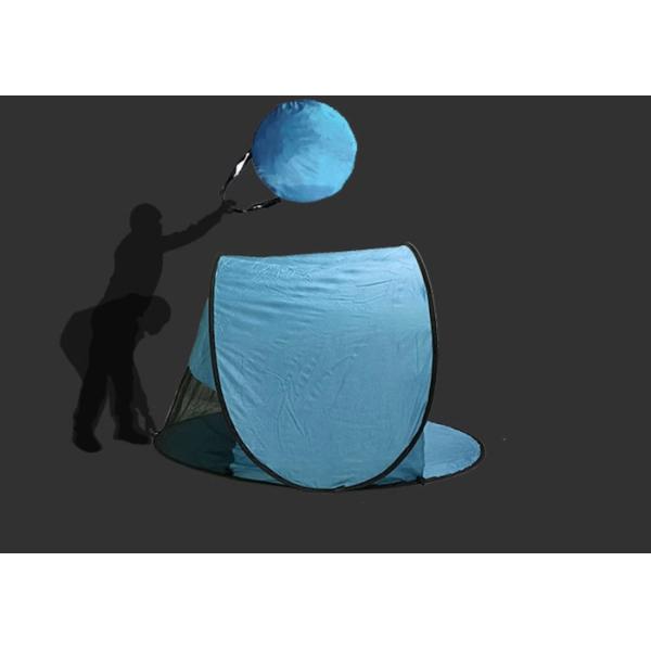 150*150*90CM Outdoor Waterproof Pop Up Canopy Tent Sunproof Silver Coated 190T Polyester Automatic Beach Shelter