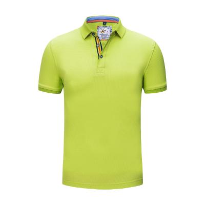 Os homens respiráveis de Flyita trabalham o t-shirt do polo das camisas com bordado