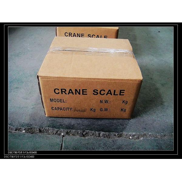 Portable Digital Hanging Scales Battery Power Supply 100kg 200kg LED With Backlight