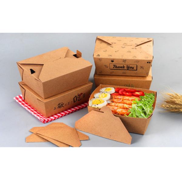 Устранимый на вынос стандарт коробки еды бумаги коробки еды обеда бумаги ремесла