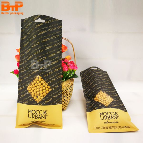 Custom Printed Bag with logo 100% Compostable Kraft Paper Laminated PLA Biodegradable Zipper Paper Bag for Any Products