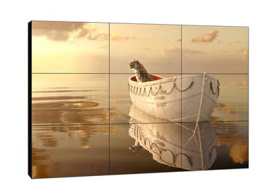 Wall Mountable TFT  LCD Wall Display , High Brightness Bezel Less Video Wall
