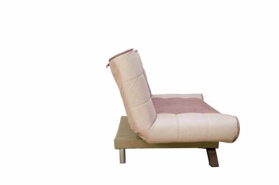 Brown Flodable Sectional Sleeper Sofa , 3 Seater Sofa Bed With Adjustable Backrest