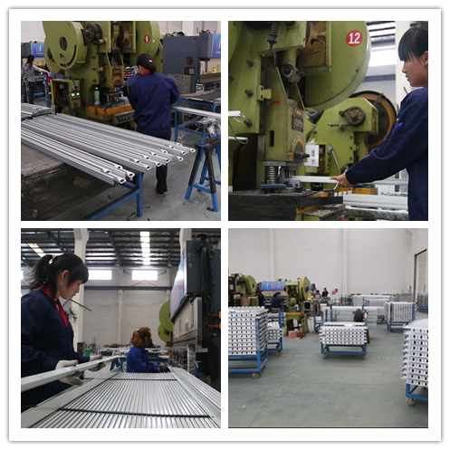 Powder Painted Fan Blade Aluminium Extruded Profiles For Cooling Blades