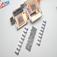 Almofada condutora térmica cinzenta foleiro TIF100-40-11U 4.0W do silicone de Natually 3,15 G/Cc para a lâmpada de rua do diodo emissor de luz
