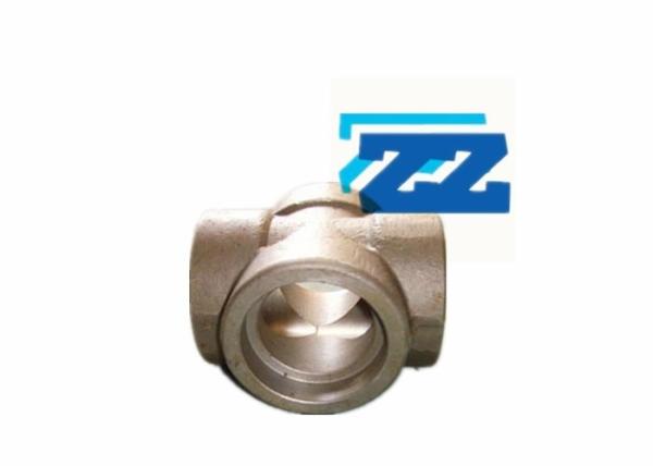 Stainless Steel Pipe Cross Socket Weld Pipe Fittings ASTM A182 F304 ASME B16 11