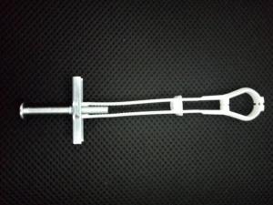 Da âncora de aço da gaiola do teto conector de alavanca plástico da luva