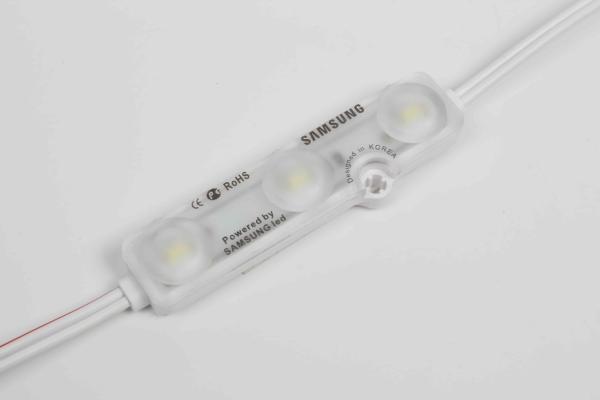 Vente à chaud Module de rétroéclairage à LED à bas prix 3 Lentilles lumineuses Smd 1.2w Module à LED blanc froid