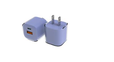 30W携帯USB壁チャージャアダプター 携帯電話用 Type-Cポート出力 5V/3A 5A 電流 白色PC 防火