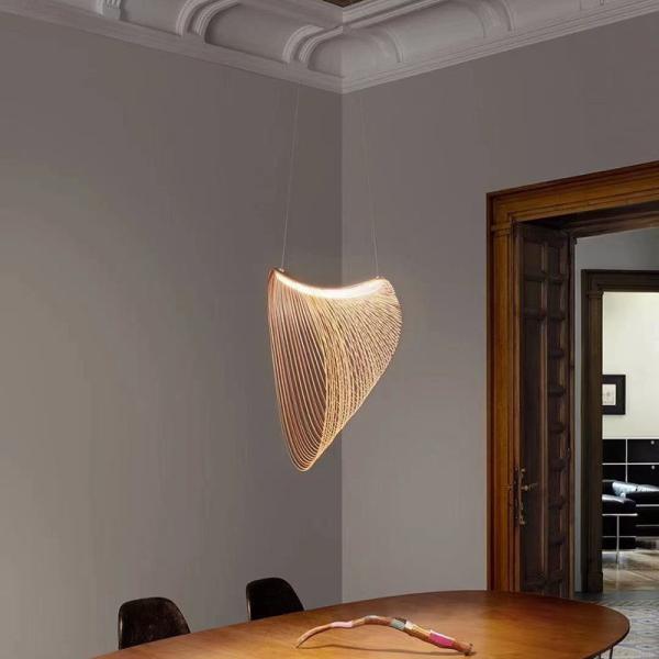 Nordic Simple Shaped Bird'S Nest Pendant Light For Living Room Dining Room Bedroom