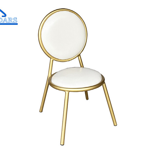 Customize Party Tent Accessories Luxury Gold Steel Chair Banquet Chair For Wedding Tent
