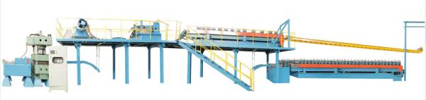 PU Formed Sectional Sandwich Panel Production Line Color Steel Sheet Roll Former