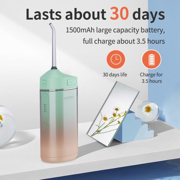 3.7V 2A Water Flosser Portable , Dental Water Irrigator With USB Type C Charging