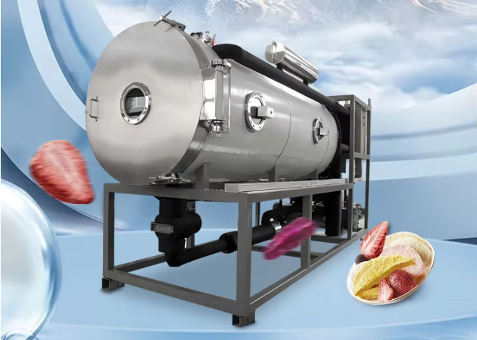 High Output 15 kg/batch Freeze Dryer with 70 mm Shelf Spacing and Touch Screen Operation for Industrial Lyophilization