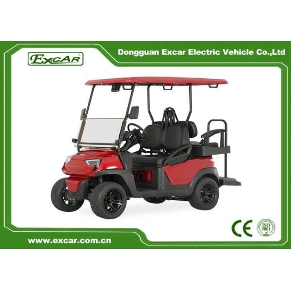 Подгонянный электрический автомобиль гольфа 48V, 2 тележки гольфа места с задними сидениями гольфа