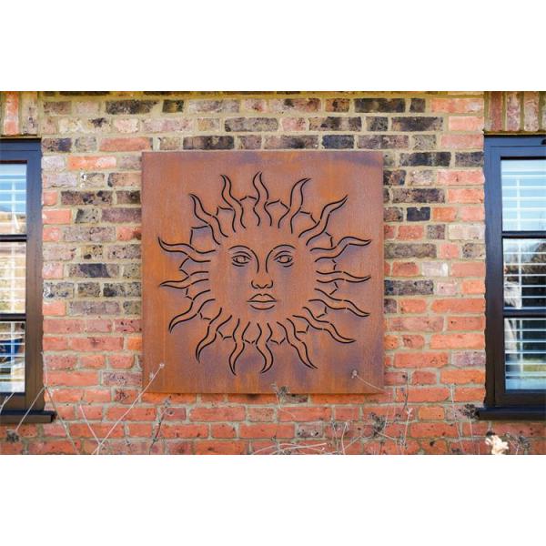 Rustic Decor Corten Steel Wall Art Laser Cut Garden Metal Artwork