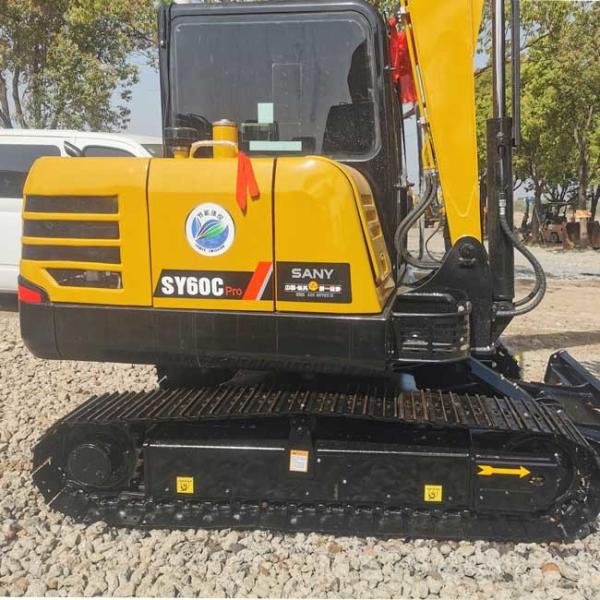 Used SANY SY60 Crawler Excavator Little Size 0.28m3 Bucket Capacity