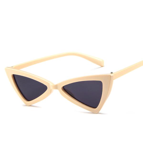 Triangle UV400 Vintage Women Retro Cat Eye Sunglasses
