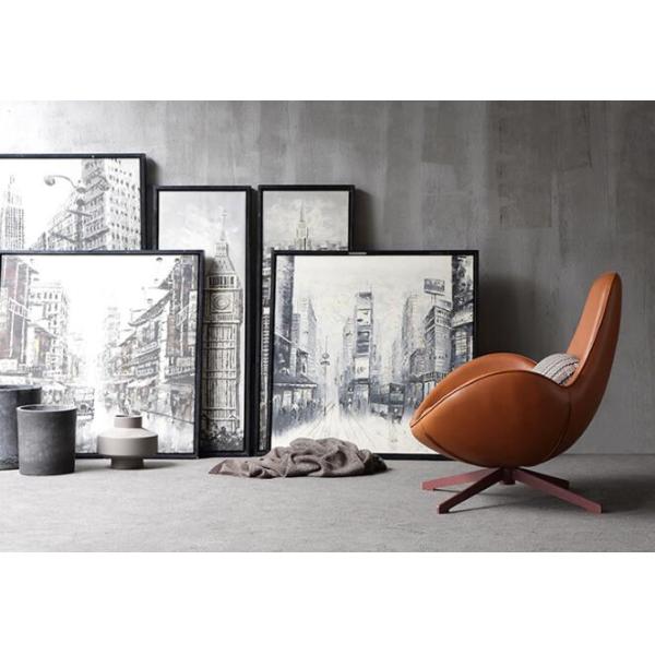 Northern Europe style new design living room leisure egg chair indoor bedroom cafes iron upholster and iron leg
