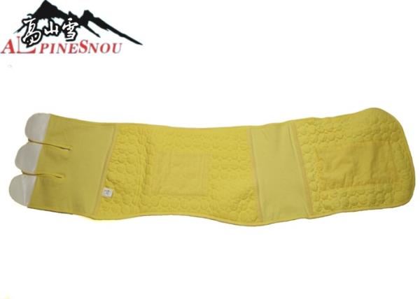 Couleur jaune épurée d'autocollants magiques en trois pièces abdominaux puerpéraux de ceinture de coton
