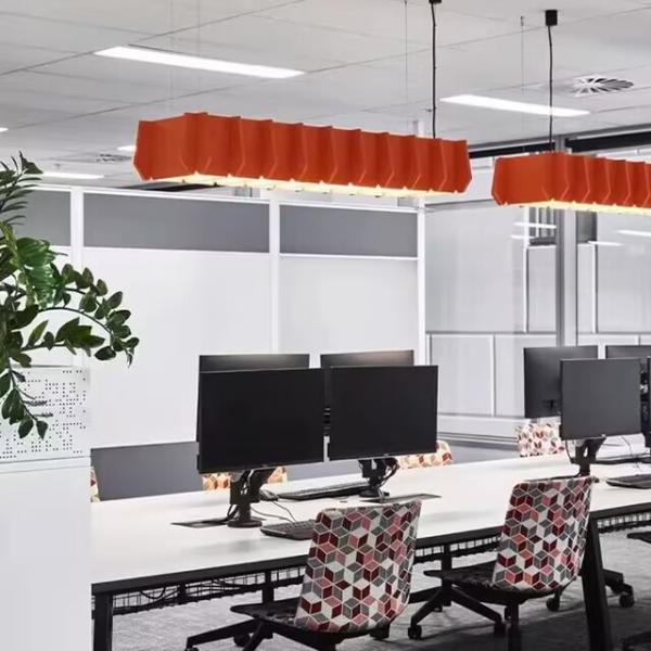 Customized Color PET Acoustic Panel Light Modern Design Home Decoration