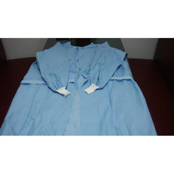 Green Surgical Gown Non Woven Fabric Material Anti - Pull For Urology Surgery