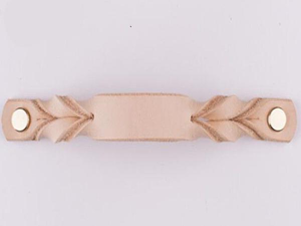 Fashionable Leather Furniture Handles 175mm Length For Furniture Cabinets Fittings