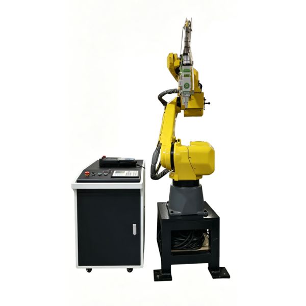 FANUC Laser Cutting Robot with 6-Axis Arm and Integrated Vision System for Precision Sheet Metal Processing