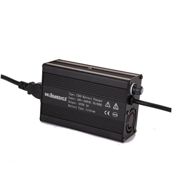 Fast Charging 60V 10A Lithium Battery Charger with Aluminum Shell for Electric Scooter