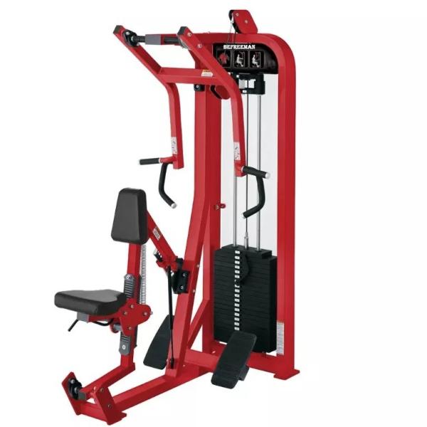 235kg Weight Stack Seated Row Machine Two Layer Electrostatic Powder Coating Gym Equipment