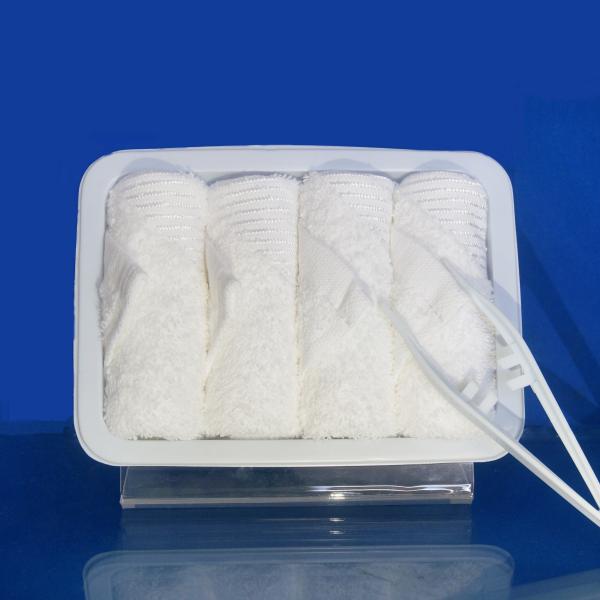 100% Cotton Airline Satin Viscose Towel