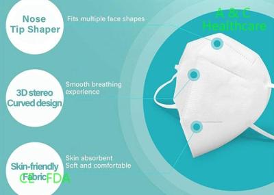 High Filtration Efficiency Disposable Respirator Mask FFP2V With Breathing Valve