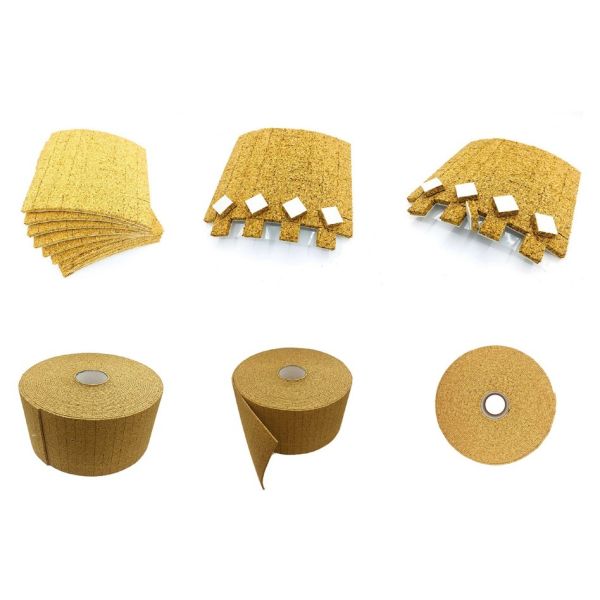 15mm Square Self Adhesive Cork Pads Durable Plastic Cork Spacers