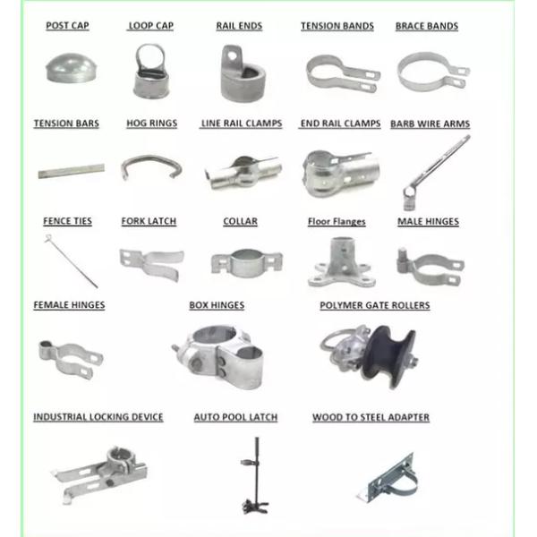 6ft High Steel Chain Link Fencing Hot Dip Galvanized Diamond Fabric