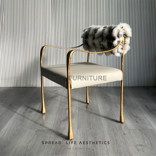 Modern Designer Wabi-Sabi Chair Handmade Tufted Villa Living Room Furniture for Home Dining or Hotel Use