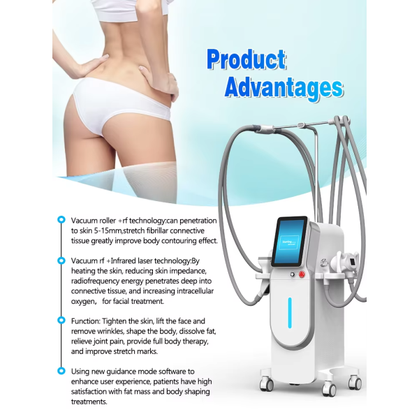 4 In1 Vacuum Roller Inner Ball Massage Cellulite Reduction Vela Shape Machine